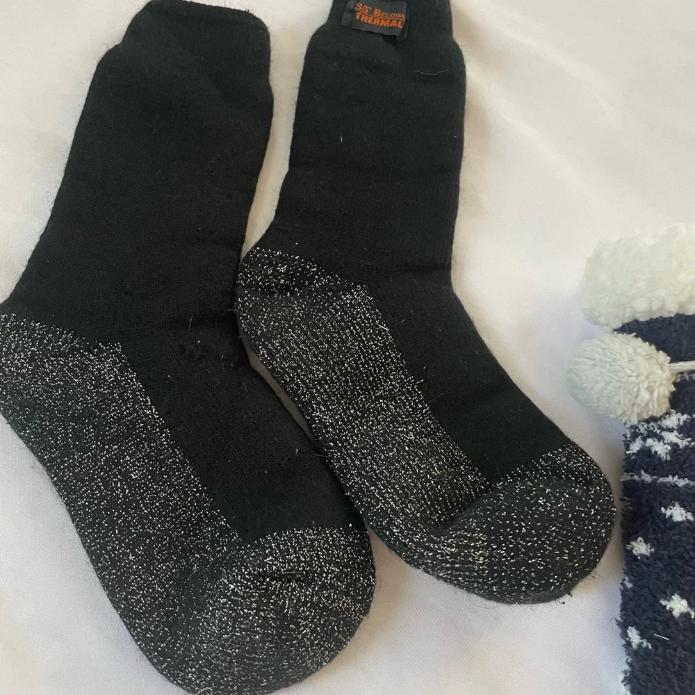 Women's Cozy Animal/Knit Warm‎ Socks Set, Brands like 35 Below Thermal, etc. OS.